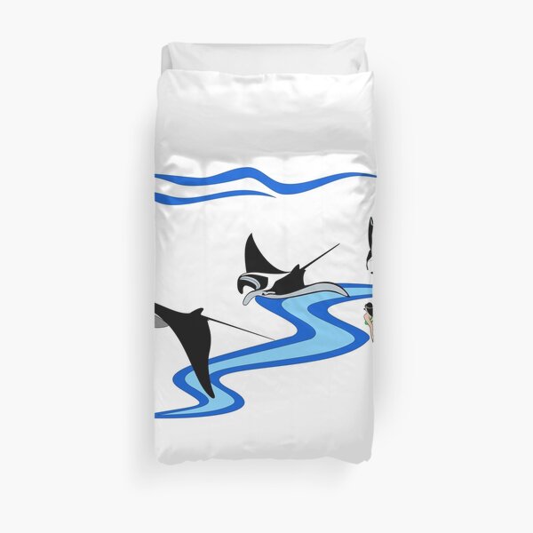 Manta Ray Duvet Cover