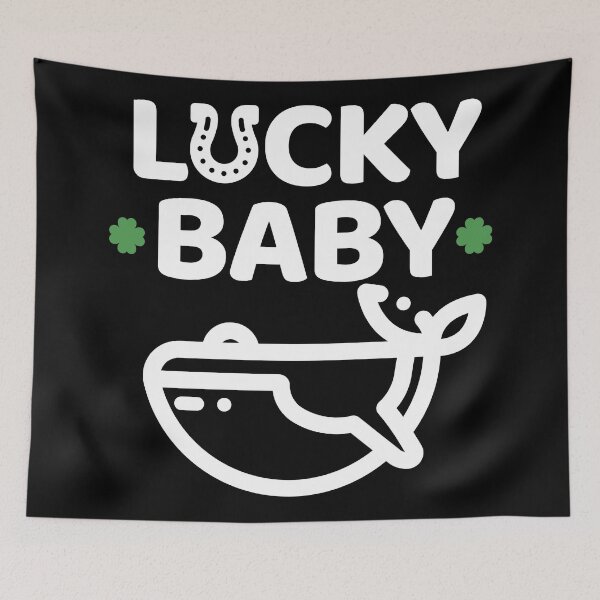Artikelvorschau, Glücklicher irischer Baby-Blau-Wal für Tag St. Patricks entworfen und verkauft von elhefe.