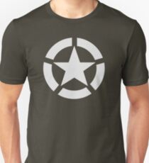Camiseta ajustada Estrella Aliada (Blanco)