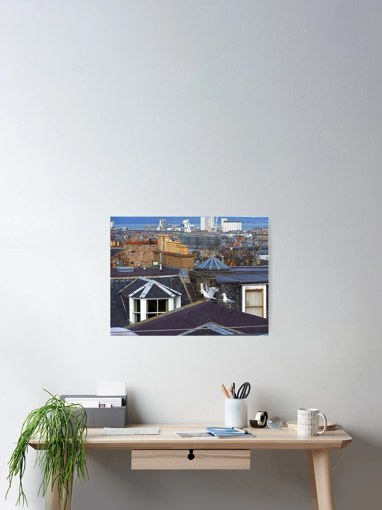 Thumbnail 2 of 3, Poster, Edinburgh Rooftops designed and sold by tomg.