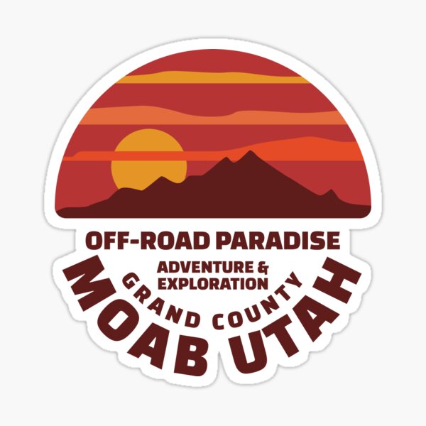 Moab Utah Stickers | Redbubble