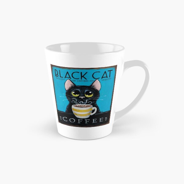Item preview, Black Cat Coffee designed and sold by LisaMarieArt & Illustration.