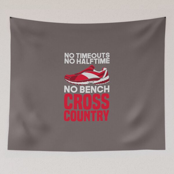 Item preview, CROSS COUNTRY running I No Timeouts I Gift Idea designed and sold by Glorad.