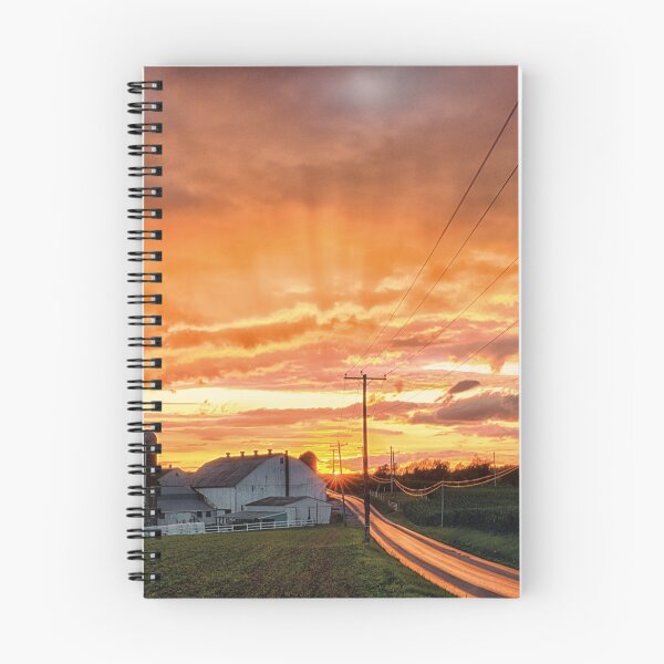 Item preview, Orange Farm Sunset designed and sold by KellyHeaton.