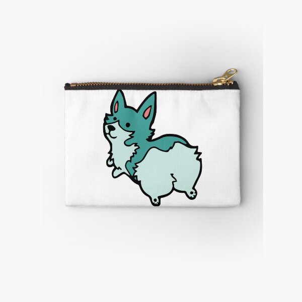 Item preview, Fluffy Teal Corgi Butt designed and sold by Ruff-n-Tumble.