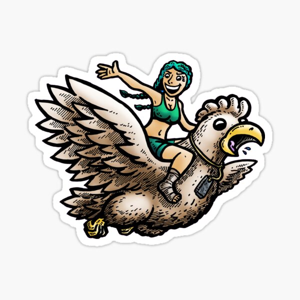 Wendy Flew the Coop - Survivor Edge of Extinction Comic Sticker