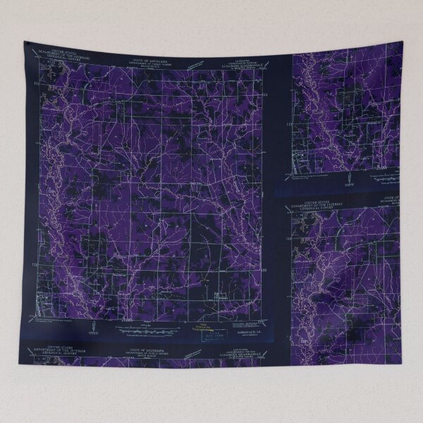 Item preview, USGS TOPO Map Louisiana LA Loranger 333930 1942 31680 Inverted designed and sold by WetdryvacRB01.