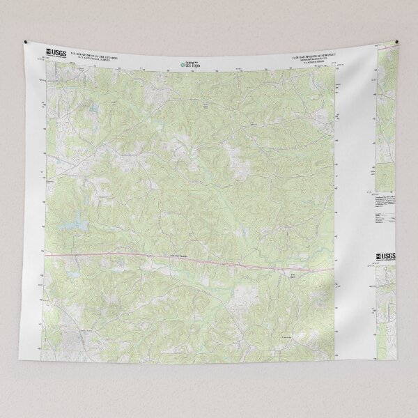 Item preview, USGS TOPO Map Mississippi MS Fair Oak Springs 20120323 TM designed and sold by WetdryvacRBO2.