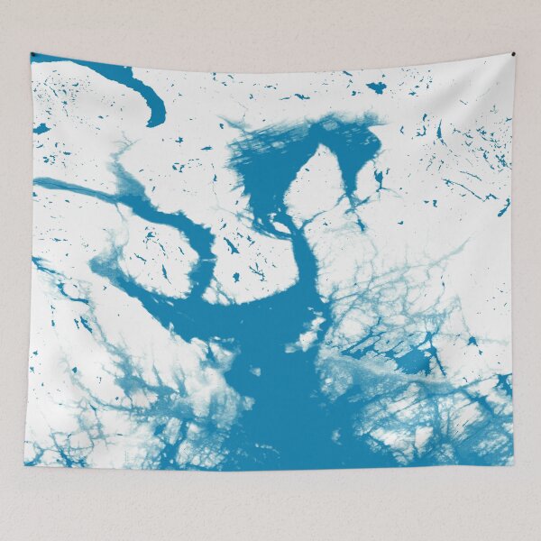 Item preview, Artsy Map of the Oslofjord designed and sold by Henrik Gulliksen Schüller.