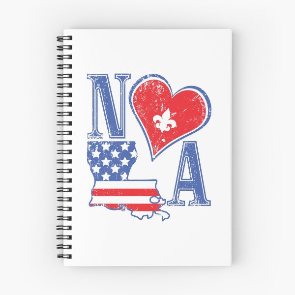 Item preview, Red White and Blue I Heart Nola New Orleans Louisiana  designed and sold by StudioBlack.
