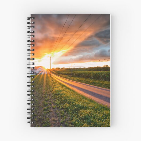 Item preview, Farm and Road Sunset designed and sold by KellyHeaton.