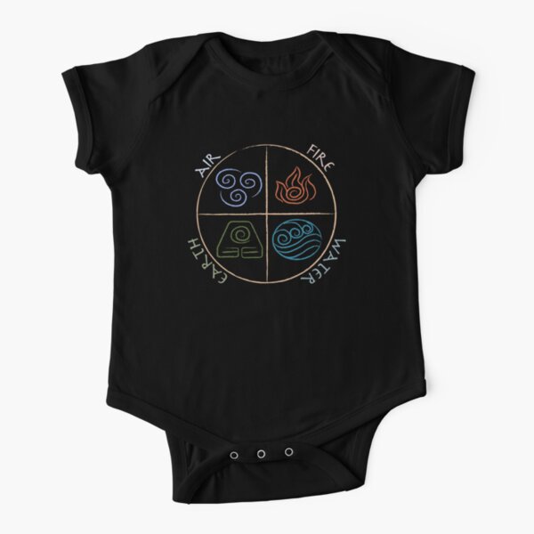 Four Elements Short Sleeve Baby One-Piece