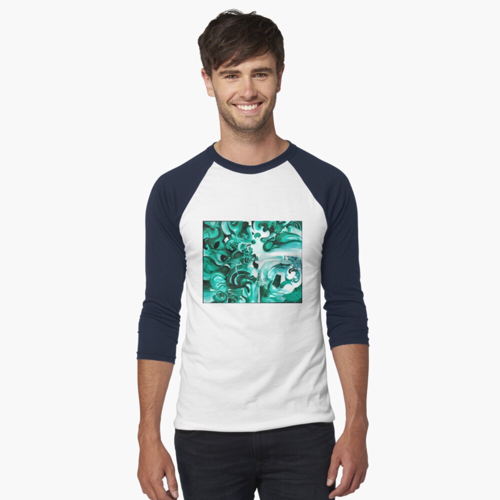 Item preview, Baseball ¾ Sleeve T-Shirt designed and sold by dajson.