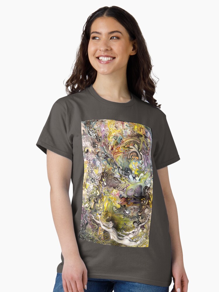 Thumbnail 2 of 7, Classic T-Shirt, Portrait Yin Yang designed and sold by dajson.