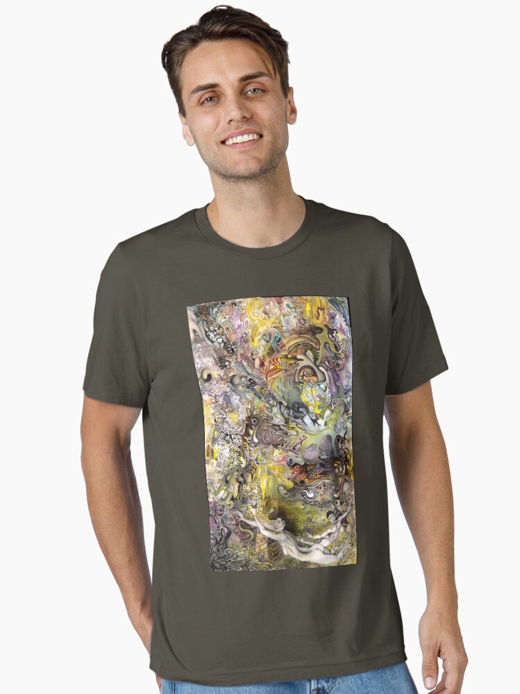 Thumbnail 2 of 7, Essential T-Shirt, Portrait Yin Yang designed and sold by dajson.