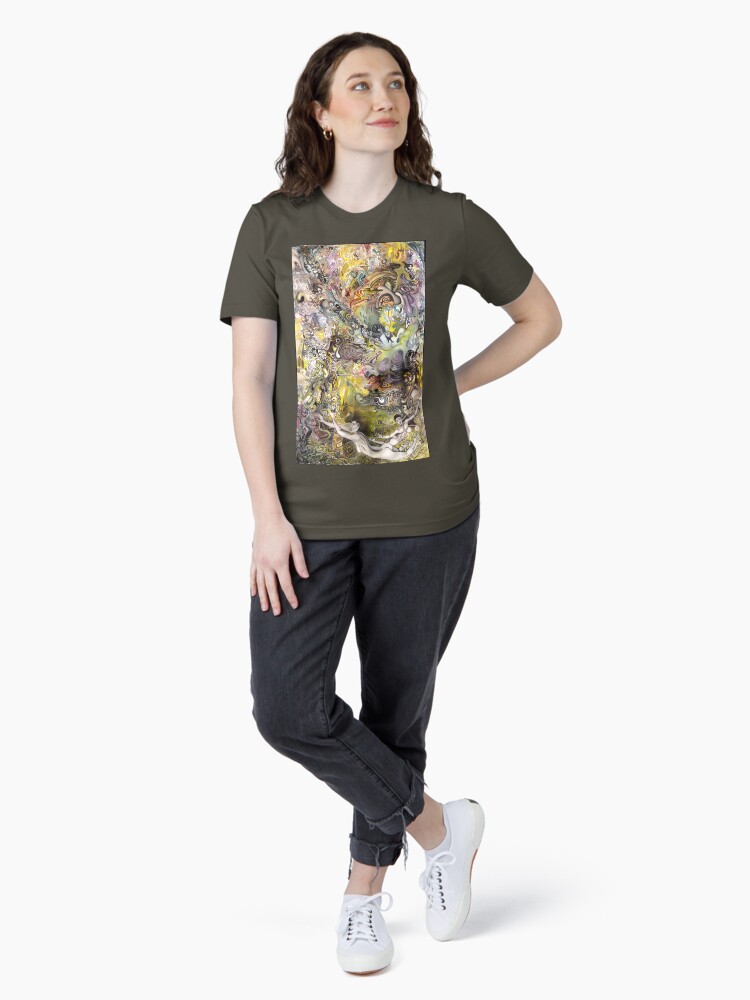 Thumbnail 4 of 7, Essential T-Shirt, Portrait Yin Yang designed and sold by dajson.