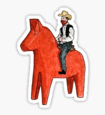 Cowboy Dala Sticker