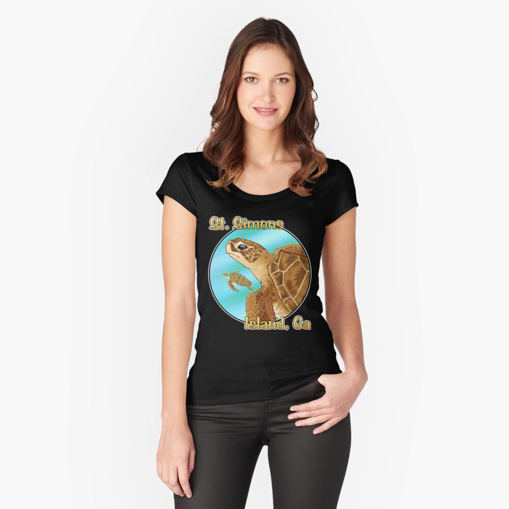 Item preview, Fitted Scoop T-Shirt designed and sold by cybercat.