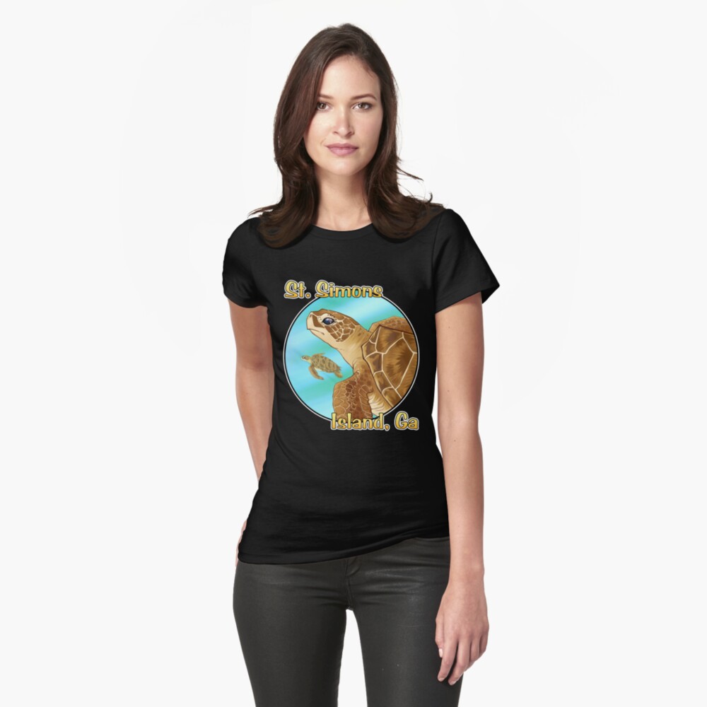 Item preview, Fitted T-Shirt designed and sold by cybercat.