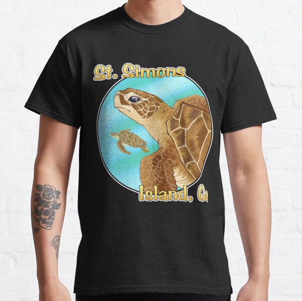 St. Simons Island Ga Sea Turtle  Classic T-Shirt