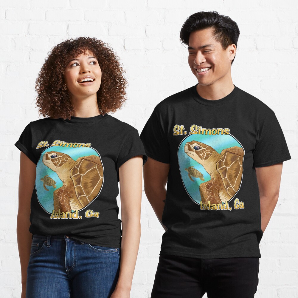 St. Simons Island Ga Sea Turtle Classic T-Shirt