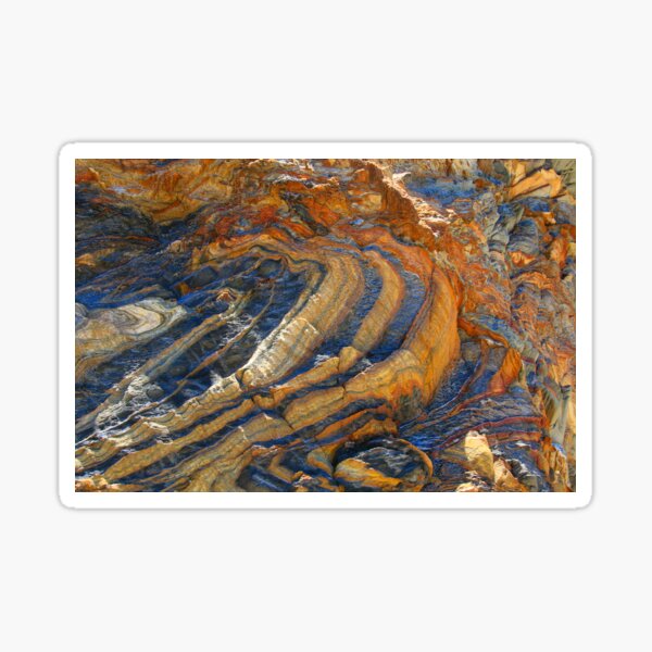 Rock swirls in nature 3 Sticker
