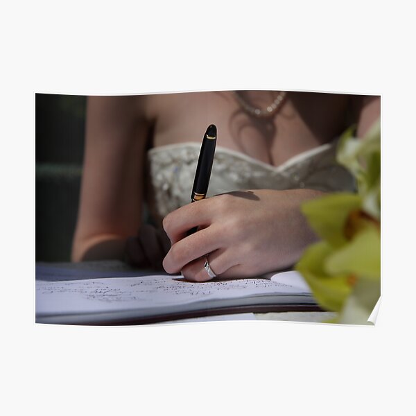 Sign your life away. Poster