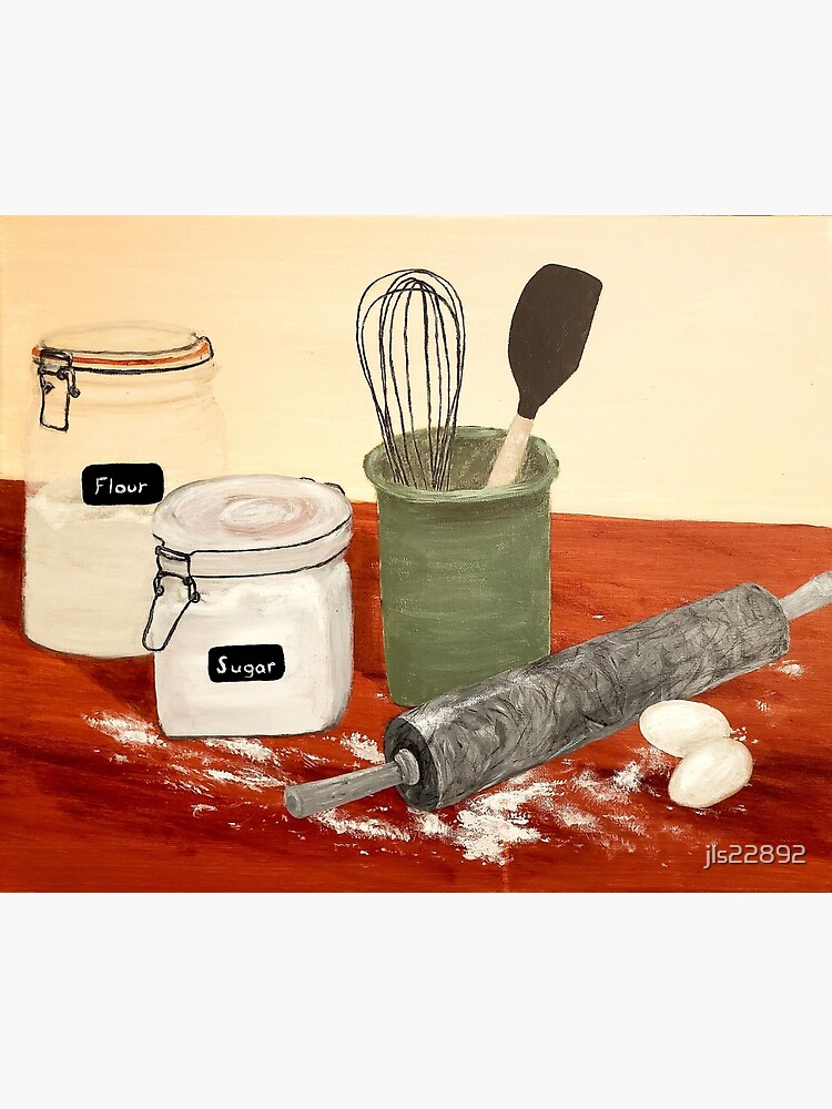 Kitchen Utensils (Green) Poster for Sale by ArtByDecember