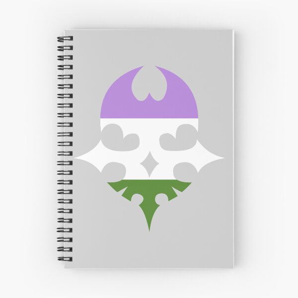 Item preview, Genderqueer Pride Skull - The World Ends With You designed and sold by Paci Olson.
