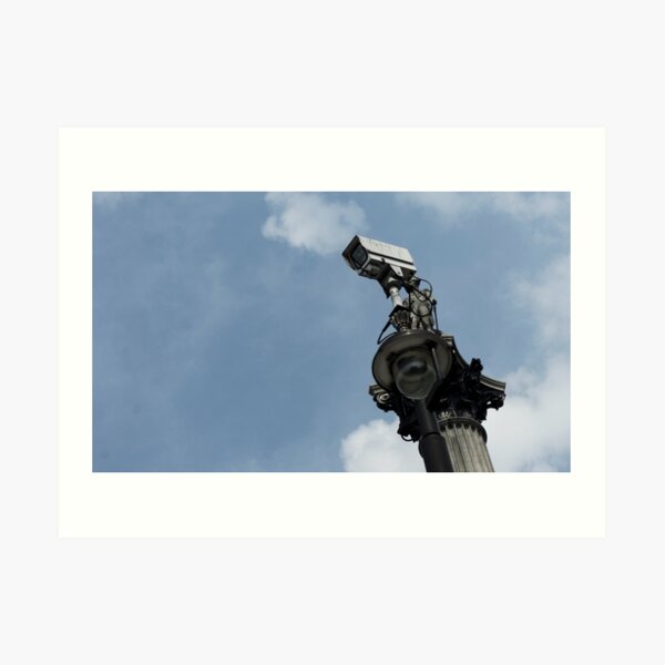 Lord Nelson surveying the city Art Print