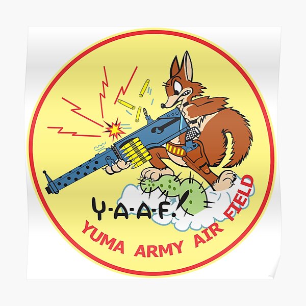 Marine Corps Air Station Yuma Patch - Clean Style Poster