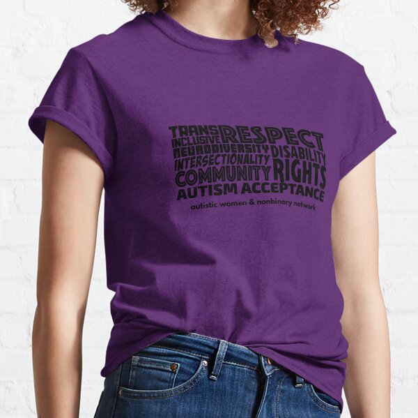 AWN Word Cloud Gradient Classic T-Shirt