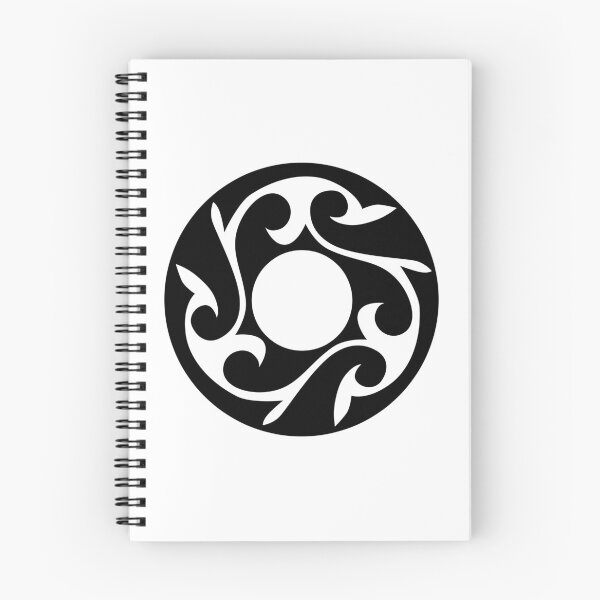 Item preview, Koru circle black and white designed and sold by debbiedoodarday.
