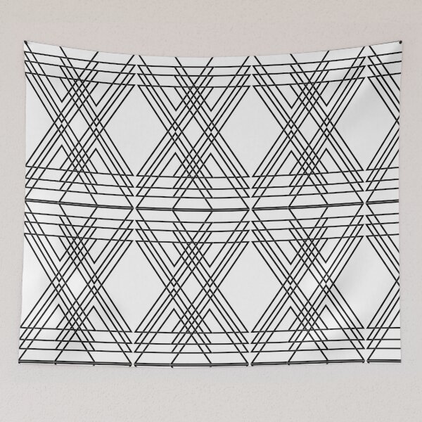 Item preview, Triangles (B&W v2) designed and sold by AvengedCrow.