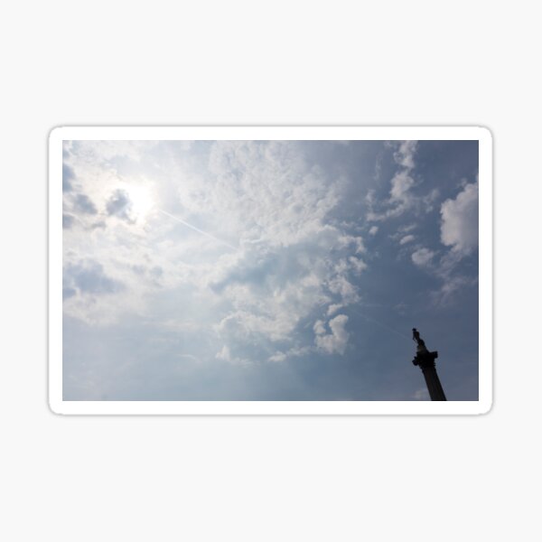 LORD NELSON PISSING INTO THE SUN Sticker