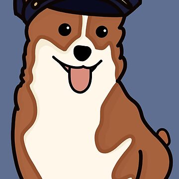 Artwork thumbnail, Cheddar with Police Hat by laurel98