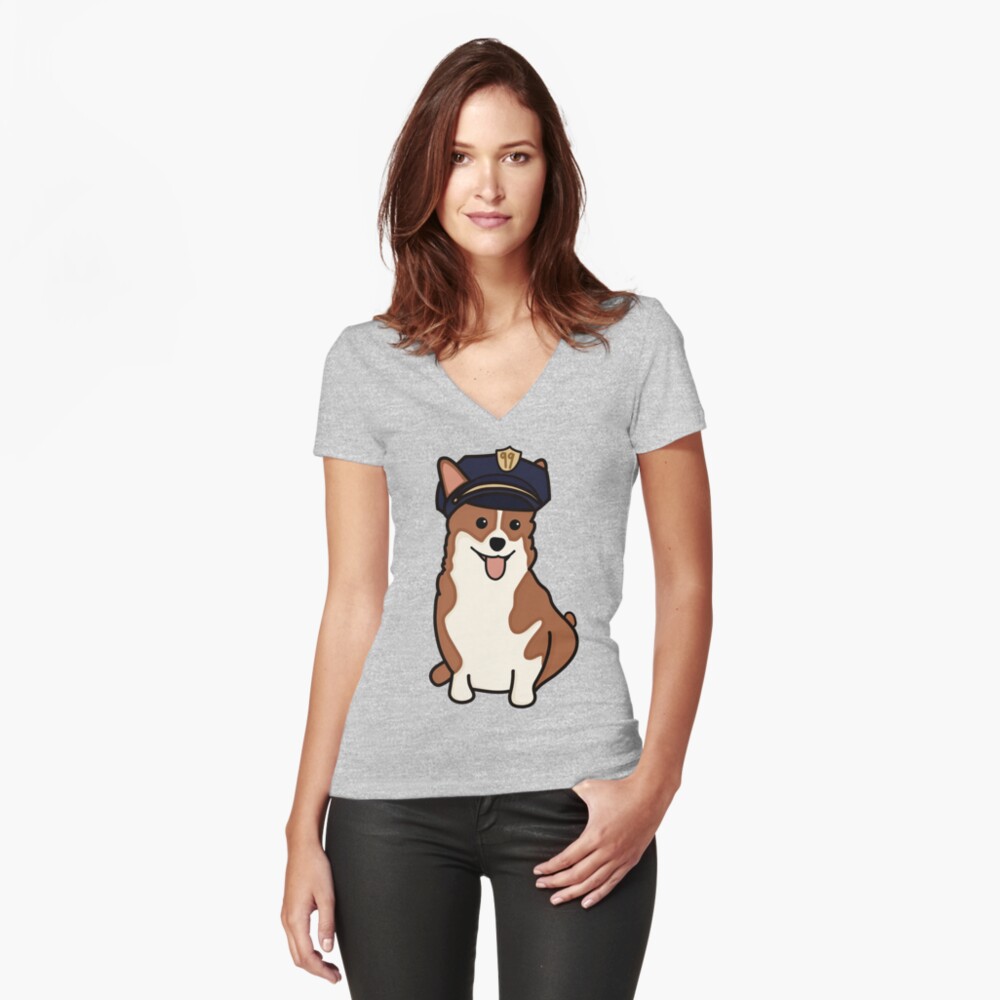 Item preview, Fitted V-Neck T-Shirt designed and sold by laurel98.