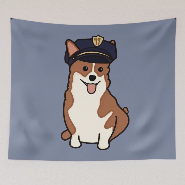 Item preview, Cheddar with Police Hat designed and sold by laurel98.