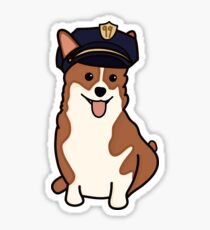Cheddar with Police Hat Sticker