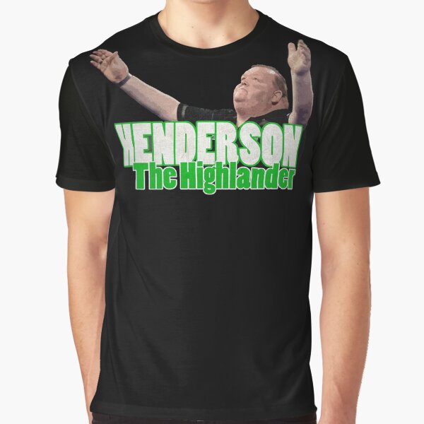 Darts league Scotland Henderson The Highlander best football soccer Graphic T-Shirt