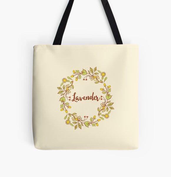 Name Drop Bouquet Tote