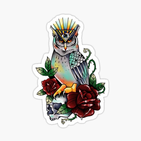 Owl Sticker