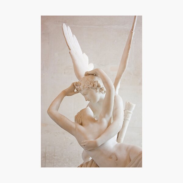 Psyché relancé par le baiser de Cupidon Impression photo