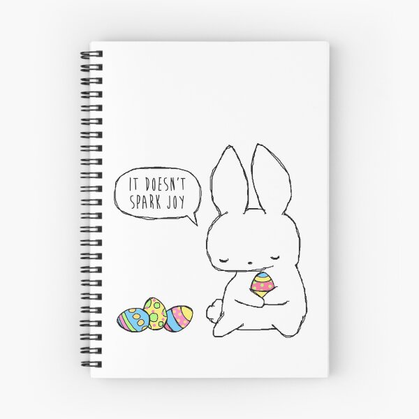 Item preview, Sad Konmari Bunny designed and sold by MaplewoodMerch.