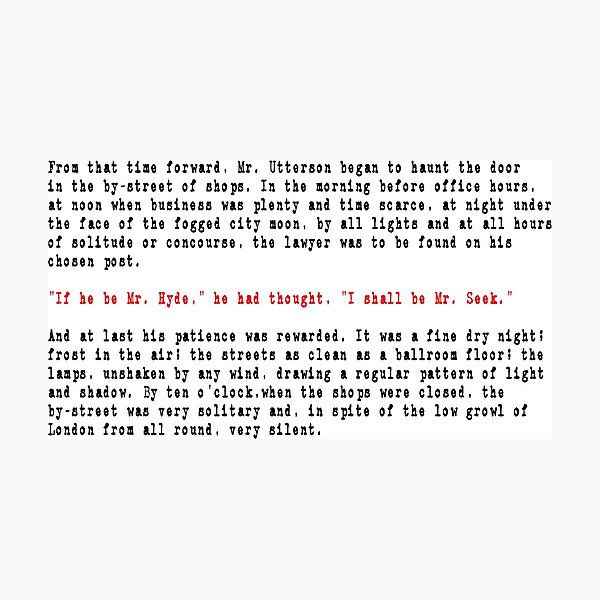 Jekyll And Hyde Quote Analysis