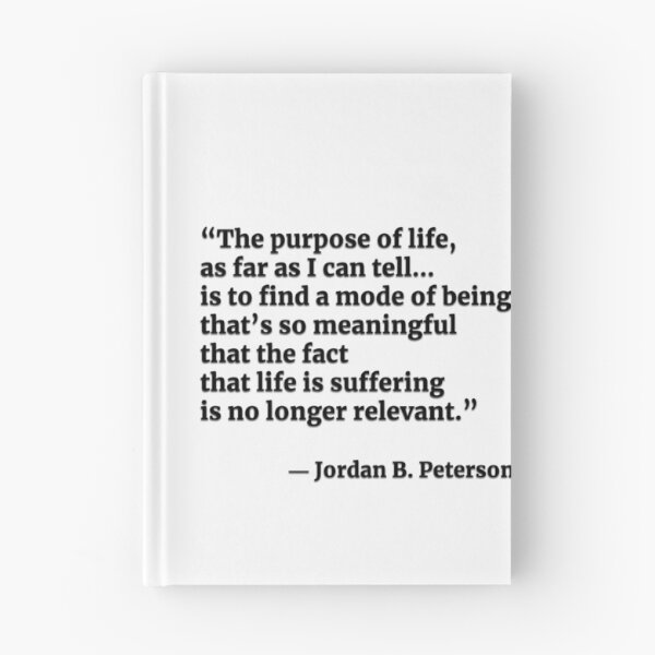Item preview, Purpose of life Square Quote (Black typography version) designed and sold by TheQuoteBro.