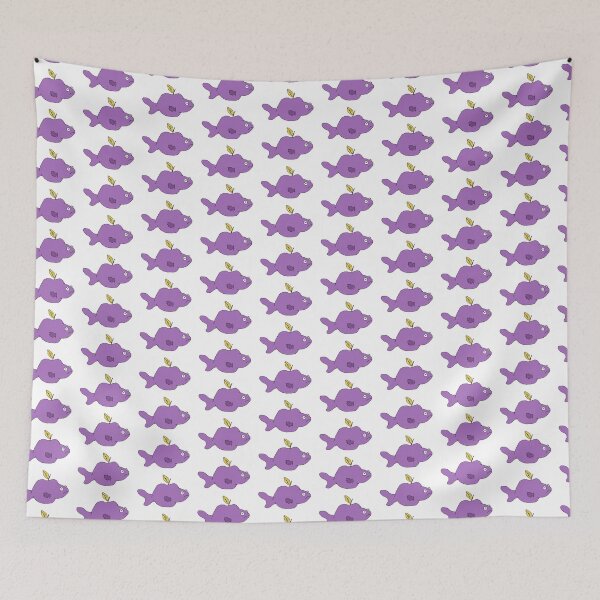 Item preview, Greta the Grape Apple Fish designed and sold by HelloSirs.