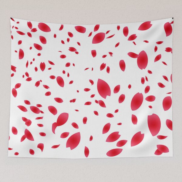 Item preview, Red Petal Pattern designed and sold by Poetic Patterns Studio.