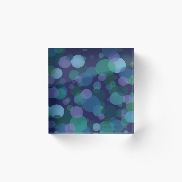 Bubble Dreams Acrylic Block