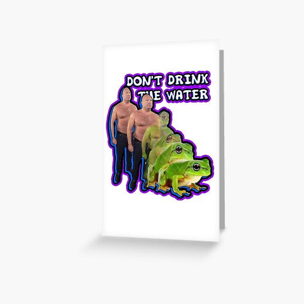 They're putting chemicals in the water... Greeting Card